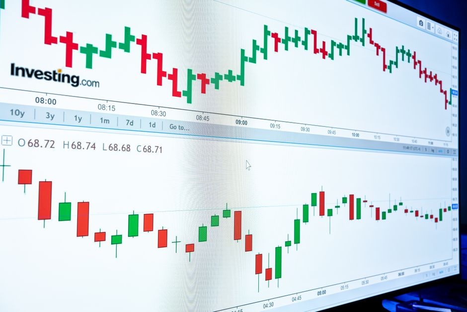 Bullish reversal chart patterns — Detailed financial graphs depicting market trends and stock data for investment analysis.